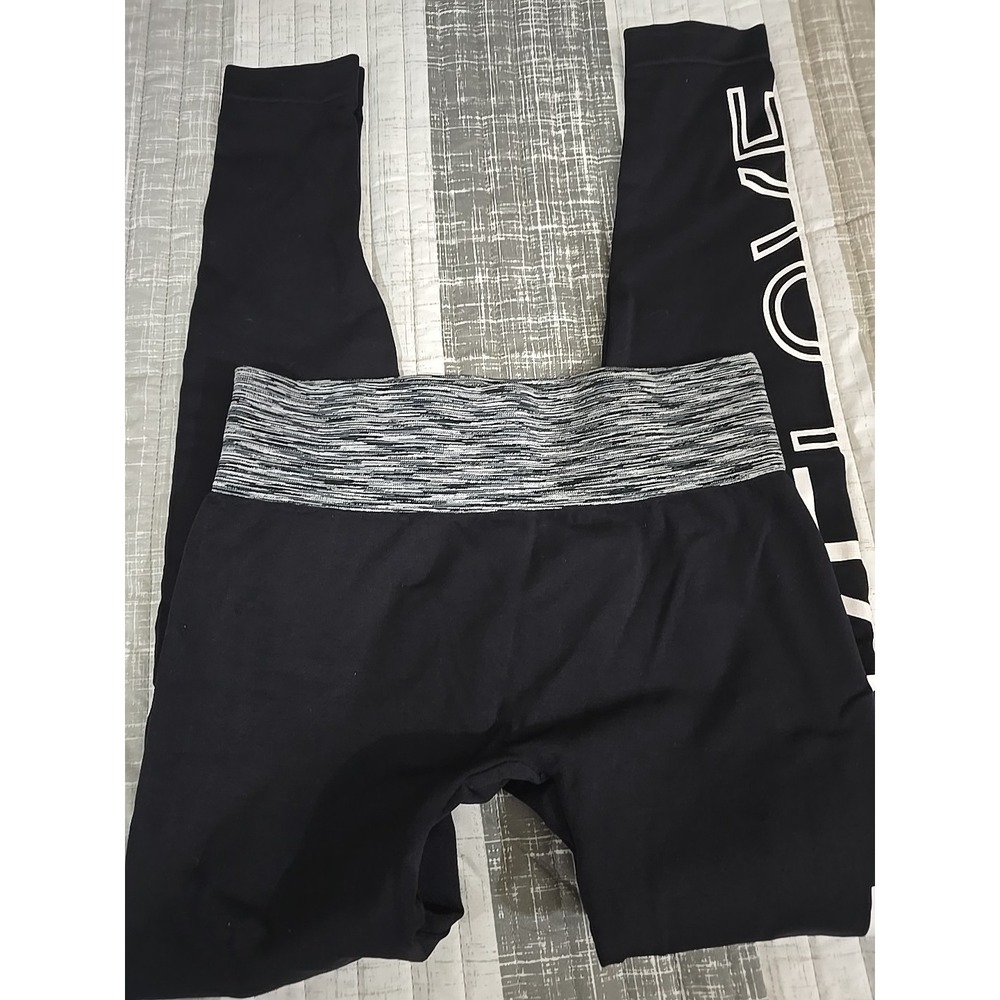 Soho Girls Leggings Sz S Black And White